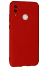 Newface Huawei P Smart 2019 Kılıf Nano içi Kadife Silikon - Kırmızı