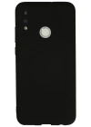 Newface Huawei P Smart 2019 Kılıf Nano içi Kadife Silikon - Siyah