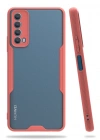 Newface Huawei P Smart 2021 Kılıf Platin Silikon - Pembe