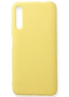 Newface Huawei P Smart Pro / Y9S Kılıf Nano içi Kadife Silikon - Sarı