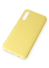 Newface Huawei P Smart Pro / Y9S Kılıf Nano içi Kadife Silikon - Sarı