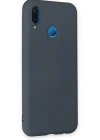 Newface Huawei P20 Lite Kılıf Nano içi Kadife Silikon - Gri
