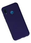 Newface Huawei P20 Lite Kılıf Nano içi Kadife Silikon - Mor