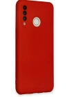 Newface Huawei P30 Lite Kılıf Nano içi Kadife Silikon - Kırmızı