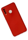 Newface Huawei P30 Lite Kılıf Nano içi Kadife Silikon - Kırmızı