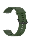 Newface Huawei Watch Fit 3 Klasik Kordon - Koyu Yeşil