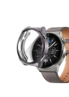 Newface Huawei Watch GT2 46mm Dota Camlı Kasa Ekran Koruyucu - Uzay Grisi