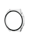 Newface Huawei Watch GT3 46mm Dota Camlı Kasa Ekran Koruyucu - Şeffaf