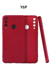 Newface Huawei Y6P Kılıf First Silikon - Bordo
