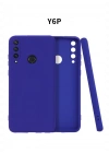 Newface Huawei Y6P Kılıf First Silikon - Lacivert
