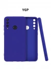 Newface Huawei Y6P Kılıf First Silikon - Lacivert