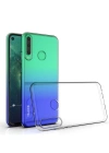 Newface Huawei Y6P Kılıf Lüx Şeffaf Silikon - Şeffaf
