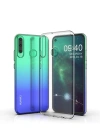 Newface Huawei Y6P Kılıf Lüx Şeffaf Silikon - Şeffaf