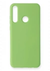 Newface Huawei Y6P Kılıf Nano içi Kadife Silikon - Yeşil