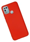 Newface İnfinix Hot 10 Play Kılıf Nano içi Kadife Silikon - Kırmızı