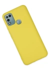 Newface İnfinix Hot 10 Play Kılıf Nano içi Kadife Silikon - Sarı