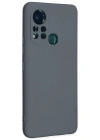 Newface İnfinix Hot 11s Kılıf Nano içi Kadife Silikon - Gri