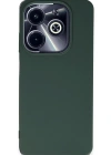 Newface İnfinix Hot 40i Kılıf First Silikon - Koyu Yeşil