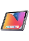 Newface iPad 10.2 (7.nesil) Kılıf Hand Strap Tablet Kılıfı - Gri