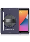 Newface iPad 10.2 (7.nesil) Kılıf Hand Strap Tablet Kılıfı - Lacivert