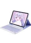 Newface iPad 10.2 (9.nesil) Kılıf KC01 Smart Klavyeli Tablet Kılıfı - Lila