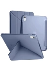 Newface iPad 2022 10.9 (10.nesil) Kılıf Kalemlikli Mars Tablet Kılıfı - Lavender