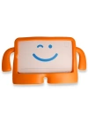Newface iPad 2022 10.9 (10.nesil) Kılıf Karakter Tablet Silikon - Turuncu