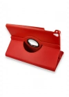 Newface iPad 4 9.7 Kılıf 360 Tablet Deri Kılıf - Kırmızı