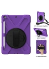 Newface iPad 5 Air 9.7 Kılıf Amazing Tablet Kapak - Mor