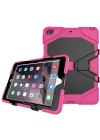 Newface iPad 5 Air 9.7 Kılıf Griffin Tablet Kapak - Pembe
