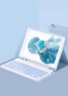 Newface iPad 5 Air 9.7 Kılıf KC01 Smart Klavyeli Tablet Kılıfı - Mavi