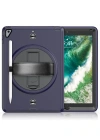 Newface iPad 5 Air 9.7 Kılıf Strap-C Otterbox Tablet Kapak - Lacivert