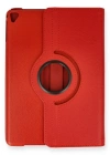 Newface iPad 9.7 (2018) Kılıf 360 Tablet Deri Kılıf - Kırmızı
