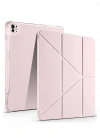 Newface iPad Air 13 (2024) Kılıf Kalemlikli Mars Tablet Kılıfı - Rose Gold