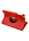 Newface iPad Mini 1 Kılıf 360 Tablet Deri Kılıf - Kırmızı