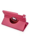 Newface iPad Mini 1 Kılıf 360 Tablet Deri Kılıf - Pembe