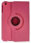 Newface iPad Mini 1 Kılıf 360 Tablet Deri Kılıf - Pembe