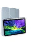 Newface iPad Pro 11 (2018) Kılıf Kalemlikli Mars Tablet Kılıfı - Mavi