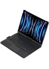 Newface iPad Pro 11 (2024) F11 ATS Kılıf Magic Dönen Klavyeli Tablet Kılıf - Siyah