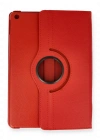 Newface iPad Pro 11 (2024) Kılıf 360 Tablet Deri Kılıf - Kırmızı