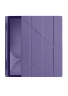 Newface iPad Pro 11 (2024) Kılıf Kalemlikli Hugo Tablet Kılıfı - Mor