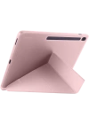 Newface iPad Pro 11 (2024) Kılıf Kalemlikli Hugo Tablet Kılıfı - Rose Gold
