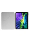Newface iPad Pro 11 (2024) Kılıf Kalemlikli Mars Tablet Kılıfı - Gri