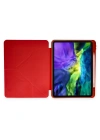 Newface iPad Pro 11 (2024) Kılıf Kalemlikli Mars Tablet Kılıfı - Kırmızı
