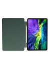 Newface iPad Pro 11 (2024) Kılıf Kalemlikli Mars Tablet Kılıfı - Koyu Yeşil
