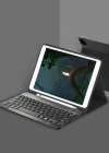 Newface iPad Pro 12.9 (2024) Kılıf KC01 Smart Klavyeli Tablet Kılıfı - Siyah