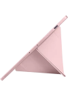 Newface iPad Pro 13 (2024) Kılıf Kalemlikli Hugo Tablet Kılıfı - Rose Gold