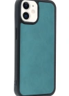 Newface iPhone 11 Kılıf Aras Deri Kapak - Açık Yeşil