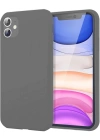 Newface iPhone 11 Kılıf First Silikon - Gri