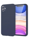 Newface iPhone 11 Kılıf First Silikon - Lacivert